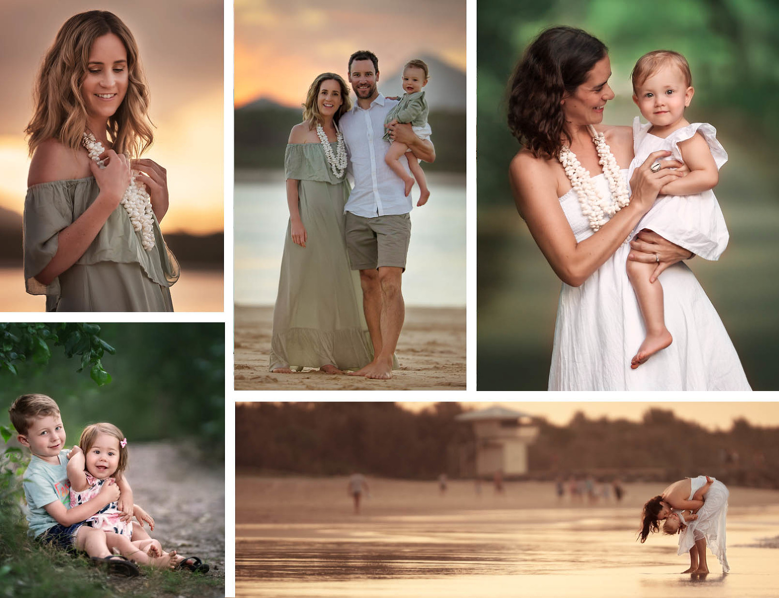 styling board for Sunshine Coast family photography